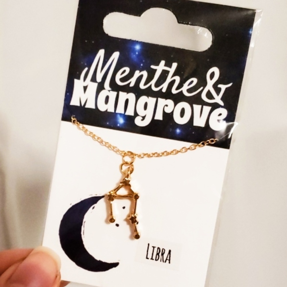 🏷 libra constellation necklace